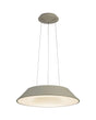 Sillett 65cm Pendant, 1 x 50W LED, 2700-5000K, Tuneable Remote Control, Beige Stone