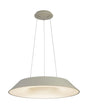 Sillett 80cm Pendant, 1 x 72W LED, 2700-5000K, Tuneable Remote Control, Beige Stone