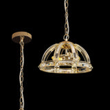 Ellison Small Dome Pendant, 2 x E27, French Gold
