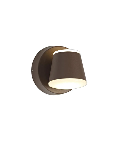 Smith Wall Lamp, 2 x 6W LED, 3000K, IP54, Dark Brown