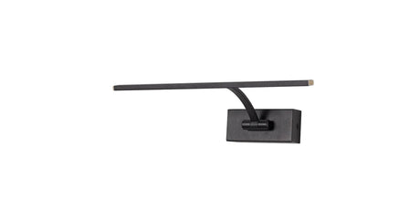 Sohna Small 1 Arm Wall Light/Picture Light, 6W LED, 3000K, Sand Black