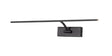 Sohna Large 1 Arm Wall Light/Picture Light, 10W LED, 3000K, Sand Black