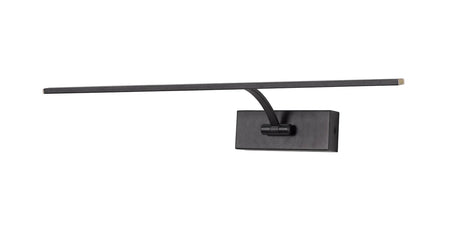 Sohna Large 1 Arm Wall Light/Picture Light, 10W LED, 3000K, Sand Black