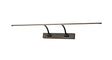 Sohna Large 2 Arm Wall Light/Picture Light, 16W LED, 3000K, Sand Black
