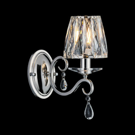 Spellman Crystal Wall Lamp 1 Light With Crystal Shade (A)