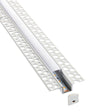 LUXLITE SPIPOC-2M FLAT PLASTER-IN ALUMINIUM PROFILE 2M WITH DIFFUSER