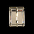 Ellison Square Wall Light, 1 x E14, Polished Nickel