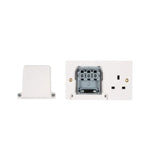 STANIC DUO DUAL COOKER CONNECTION UNIT 45A WITH 13A SOCKET