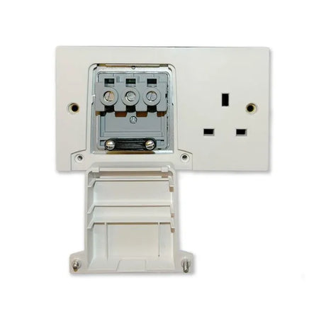 STANIC DUO DUAL COOKER CONNECTION UNIT 45A WITH 13A SOCKET