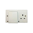 STANIC DUO DUAL COOKER CONNECTION UNIT 45A WITH 13A SOCKET