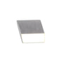 Steels Spotlight 10.5cm Square 10W LED, 3000K, Satin Aluminium