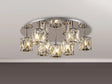 Swindlehirs Round 9 x G9 Flush Light Chrome/Clear Crystal Shade