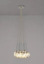 Swindlehirs 7 x G9 1.5m Cluster Pendant Chrome/Clear Crystal Shade