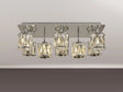 Swindlehirs Rectangle 8 x G9 Flush Light Chrome/Clear Crystal Shade