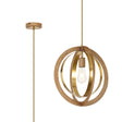 Symm Pendant, 1 x E27, Dark Oak/Antique Bronze