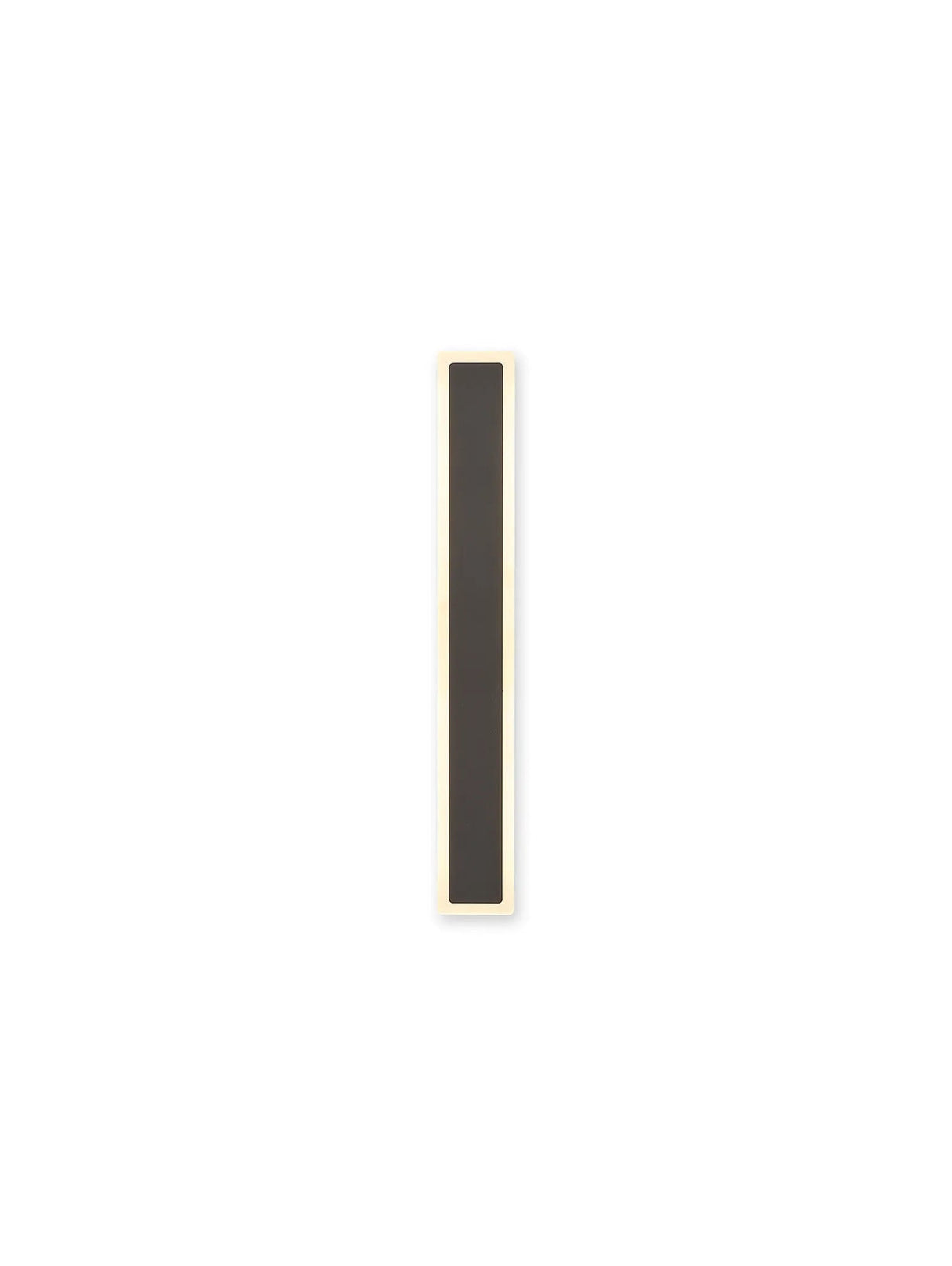 Thompson 60cm Rectangle Wall Lamp, 17W LED, 3000K, IP65, Dark Grey