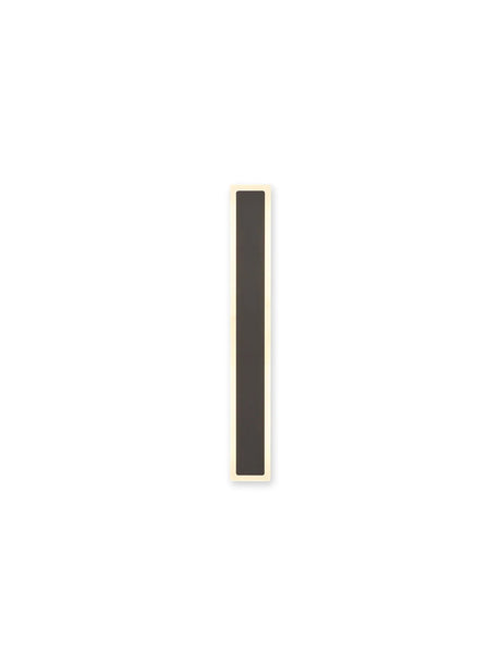 Thompson 60cm Rectangle Wall Lamp, 17W LED, 3000K, IP65, Dark Grey