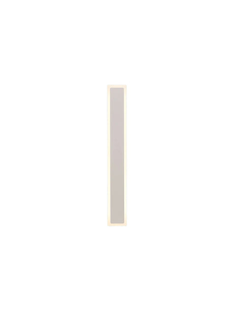 Thompson 60cm Rectangle Wall Lamp, 17W LED, 3000K, IP65, Sand White