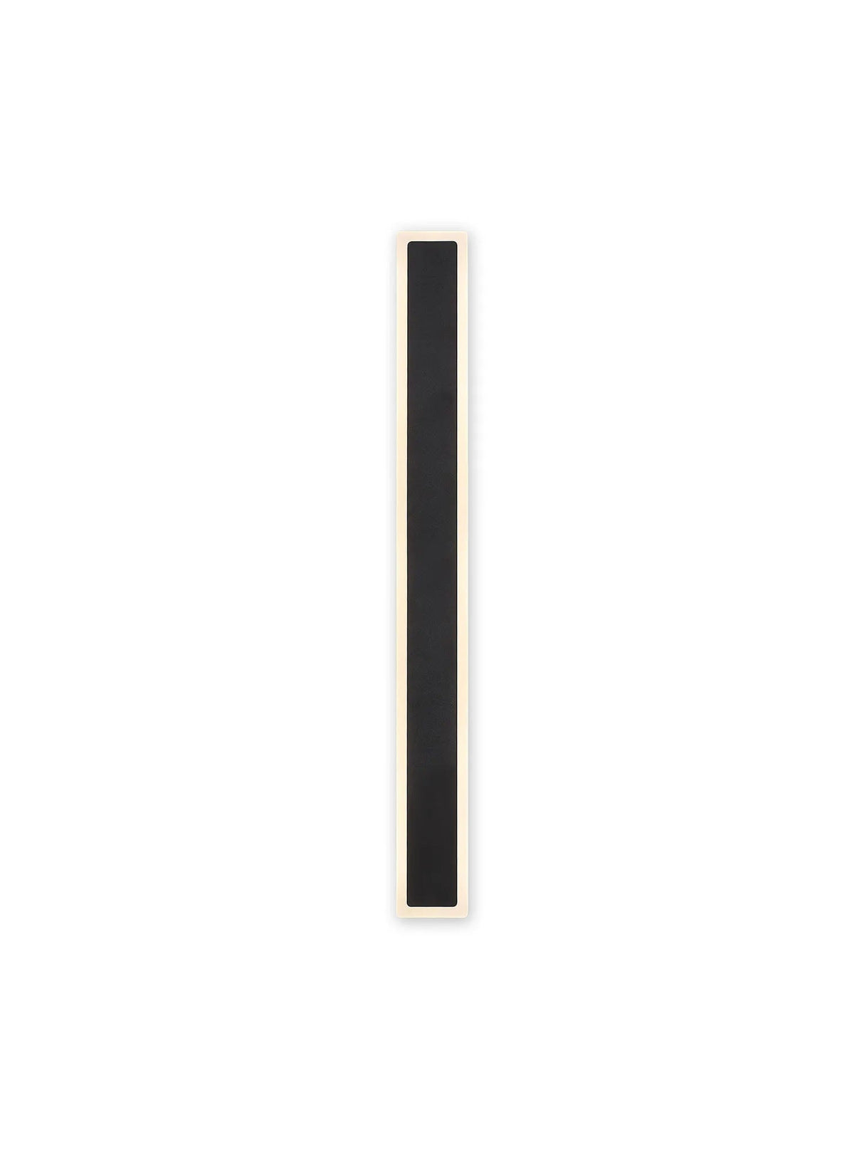 Thompson 80cm Rectangle Wall Lamp, 19W LED, 3000K, IP65, Black