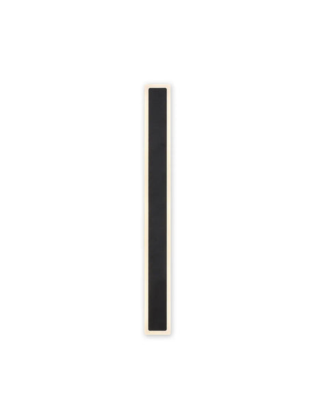 Thompson 80cm Rectangle Wall Lamp, 19W LED, 3000K, IP65, Black