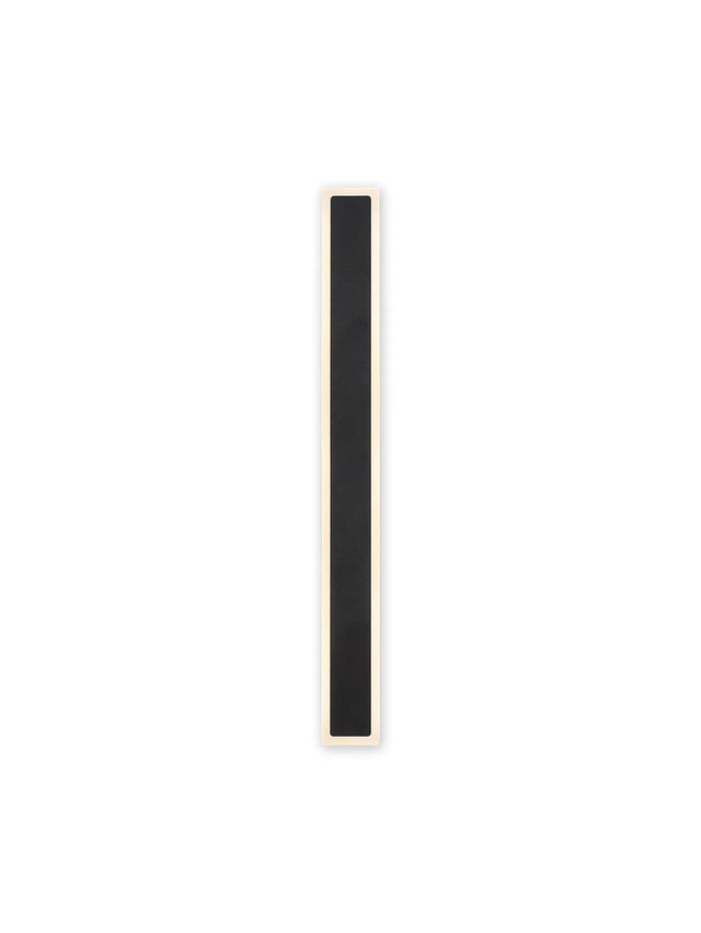 Thompson 80cm Rectangle Wall Lamp, 19W LED, 3000K, IP65, Black