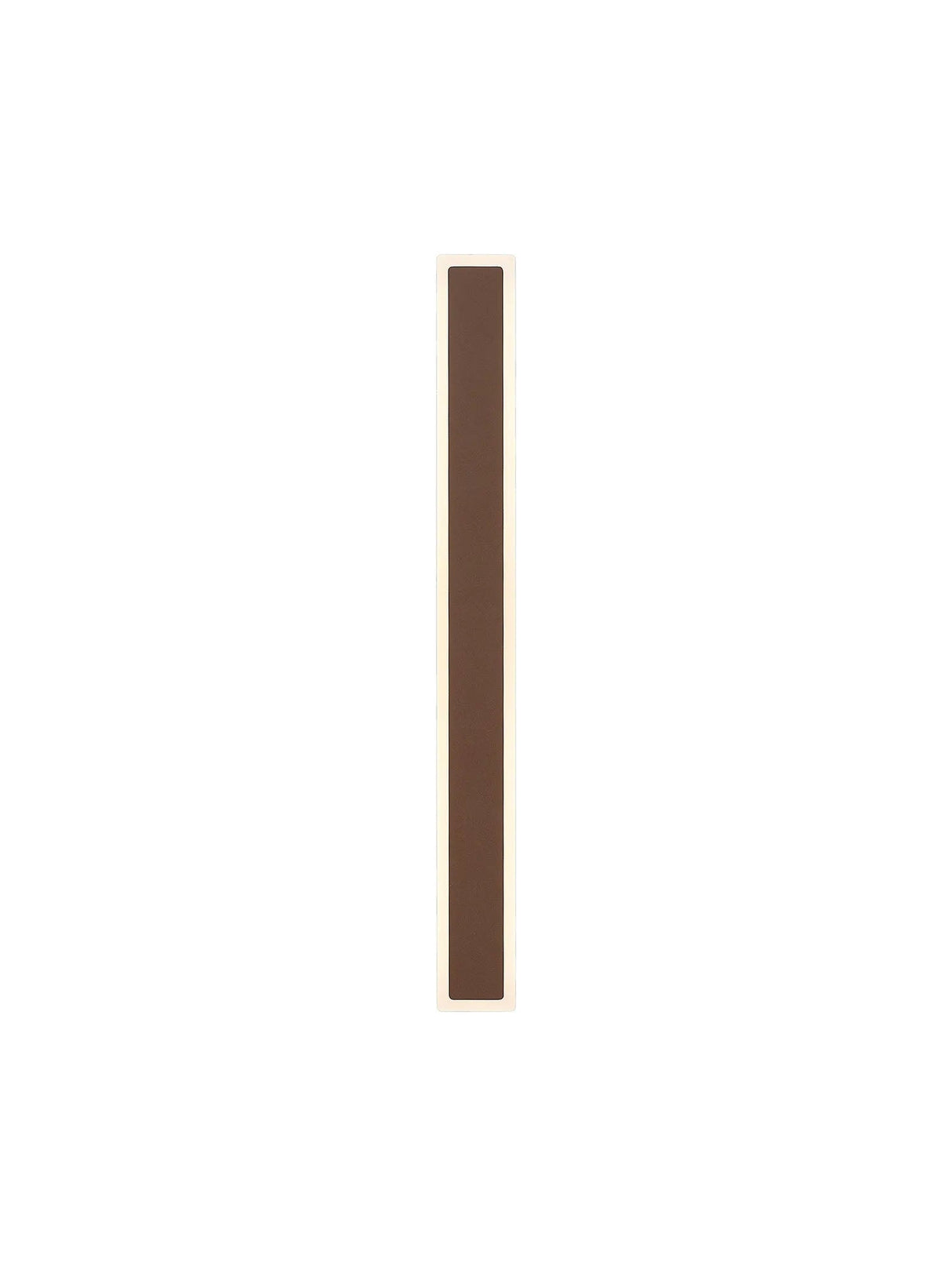 Thompson 80cm Rectangle Wall Lamp, 19W LED, 3000K, IP65, Dark Brown