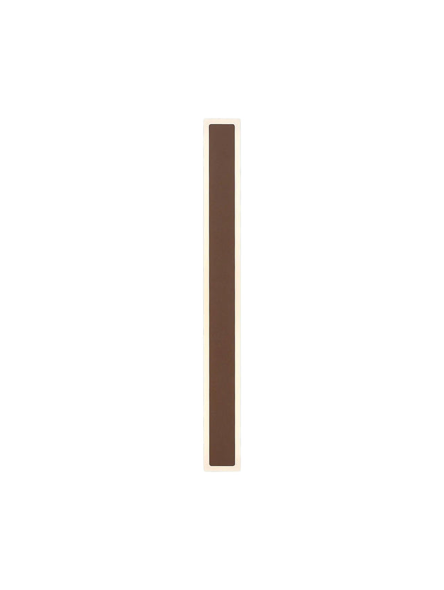 Thompson 80cm Rectangle Wall Lamp, 19W LED, 3000K, IP65, Dark Brown