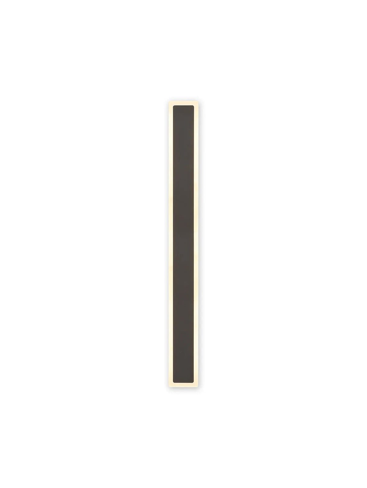 Thompson 80cm Rectangle Wall Lamp, 19W LED, 3000K, IP65, Dark Grey