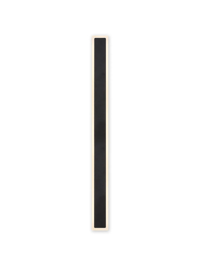 Thompson 1m Rectangle Wall Lamp, 22W LED, 3000K, IP65, Black