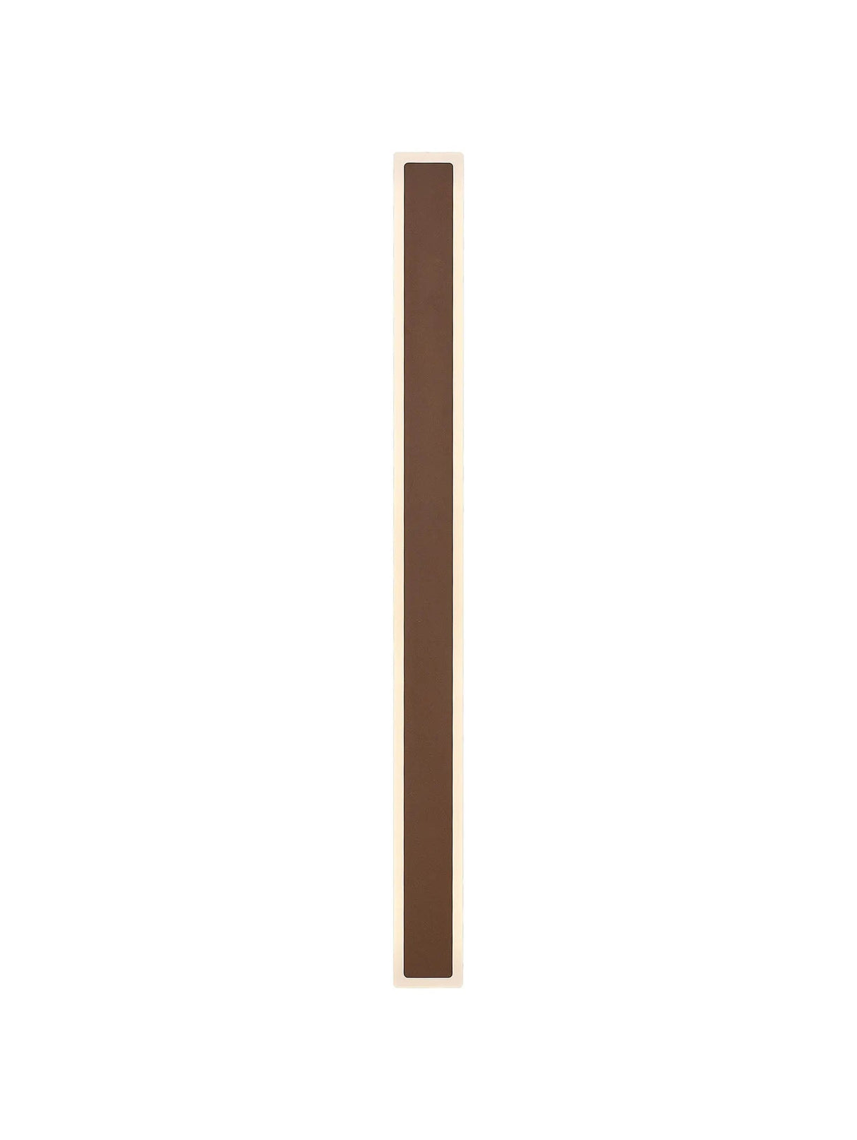 Thompson 1m Rectangle Wall Lamp, 22W LED, 3000K, IP65, Dark Brown