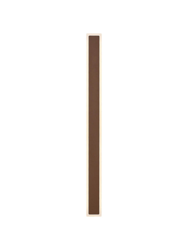 Thompson 1m Rectangle Wall Lamp, 22W LED, 3000K, IP65, Dark Brown
