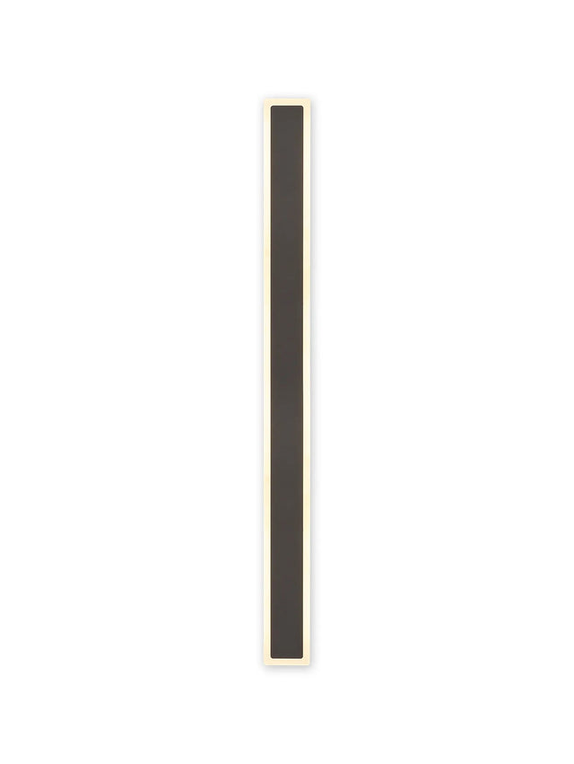 Thompson 1m Rectangle Wall Lamp, 22W LED, 3000K, IP65, Dark Grey