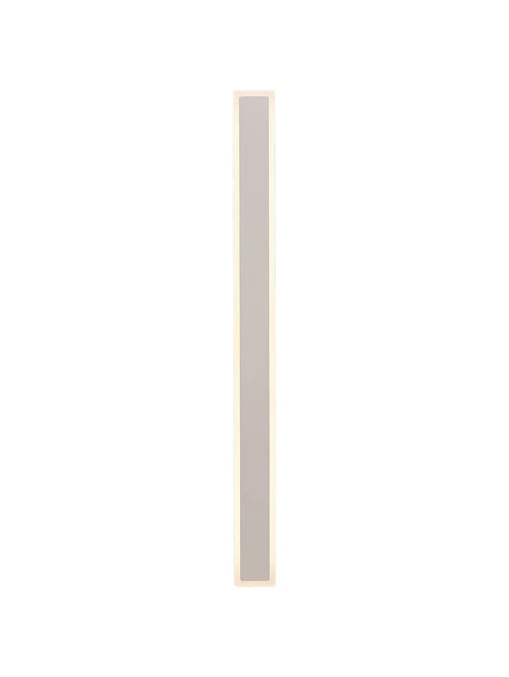 Thompson 1m Rectangle Wall Lamp, 22W LED, 3000K, IP65, Sand White