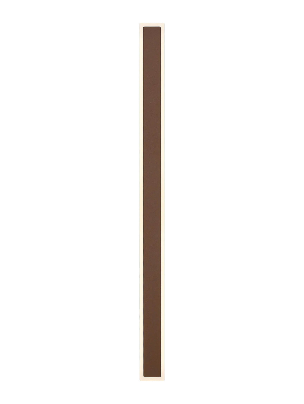Thompson 1.2m Rectangle Wall Lamp, 28W LED, 3000K, IP65, Dark Brown