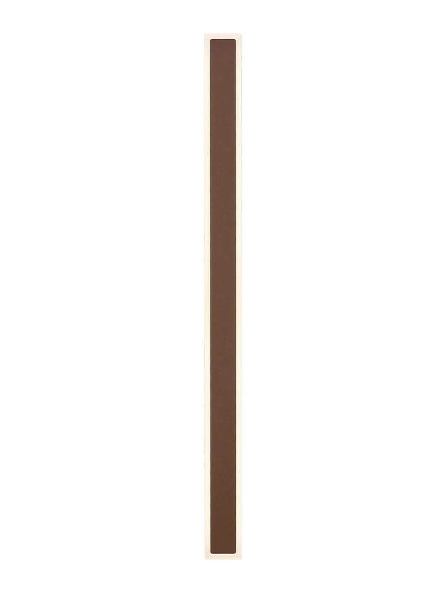 Thompson 1.2m Rectangle Wall Lamp, 28W LED, 3000K, IP65, Dark Brown