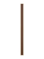 Thompson 1.2m Rectangle Wall Lamp, 28W LED, 3000K, IP65, Dark Brown