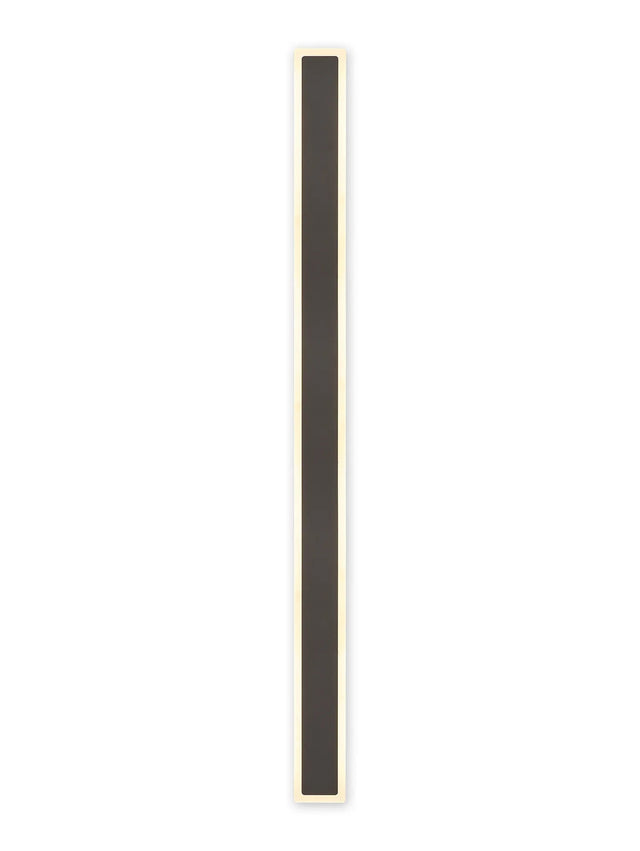 Thompson 1.2m Rectangle Wall Lamp, 28W LED, 3000K, IP65, Dark Grey