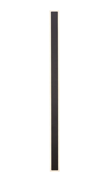 Thompson 1.4m Rectangle Wall Lamp, 32W LED, 3000K, IP65, Black