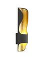 Train Wall Lamp, 8W LED, 3000K, Anthracite/Gold Leaf