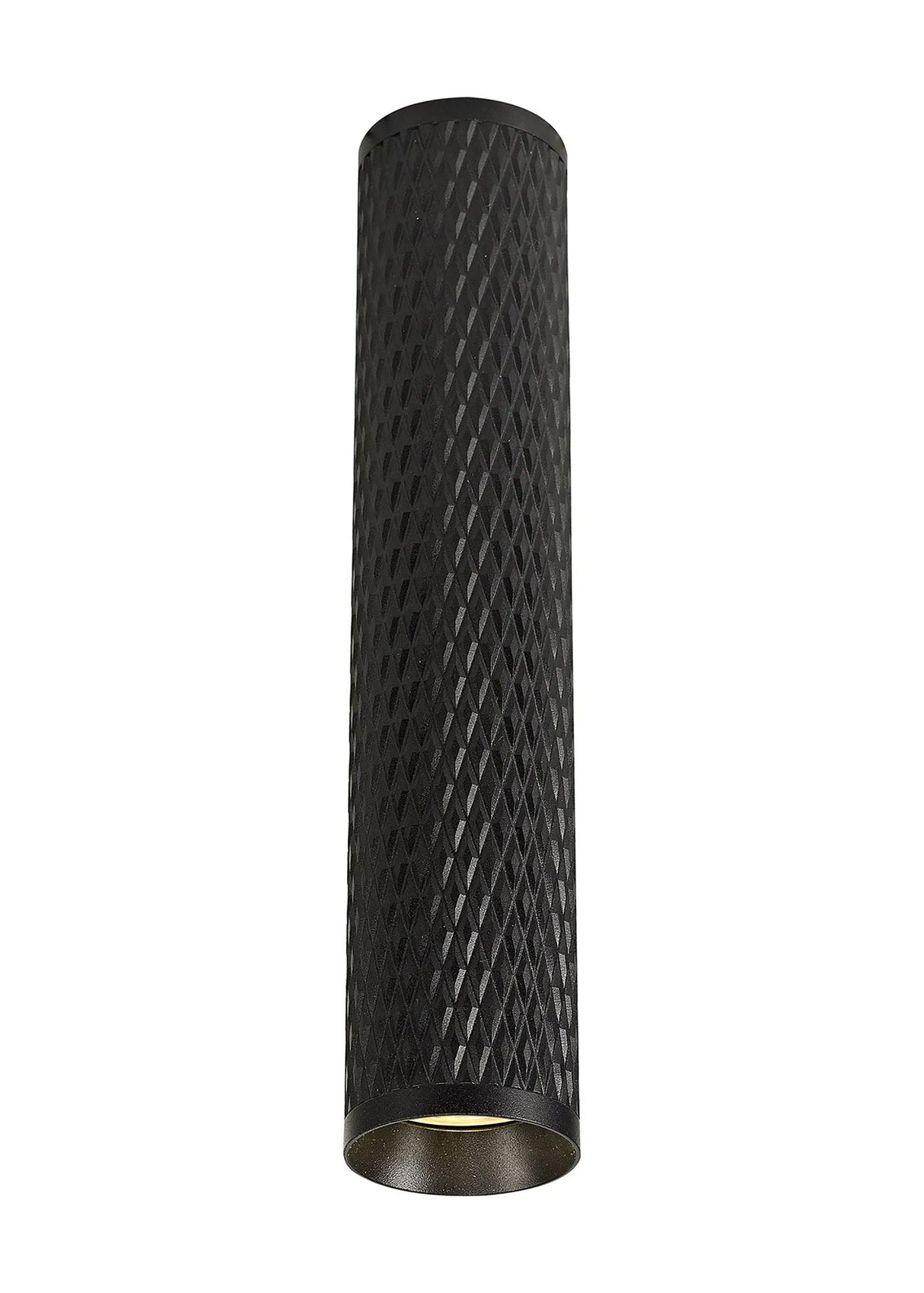 Tueart 30cm Surface Mounted Ceiling Light, 1 x GU10, Sand Black