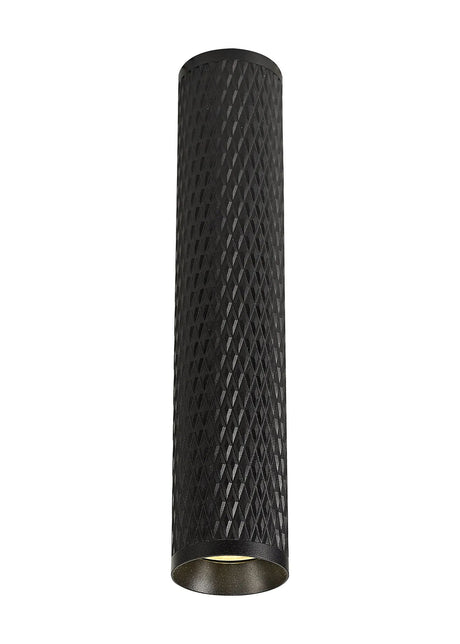 Tueart 30cm Surface Mounted Ceiling Light, 1 x GU10, Sand Black