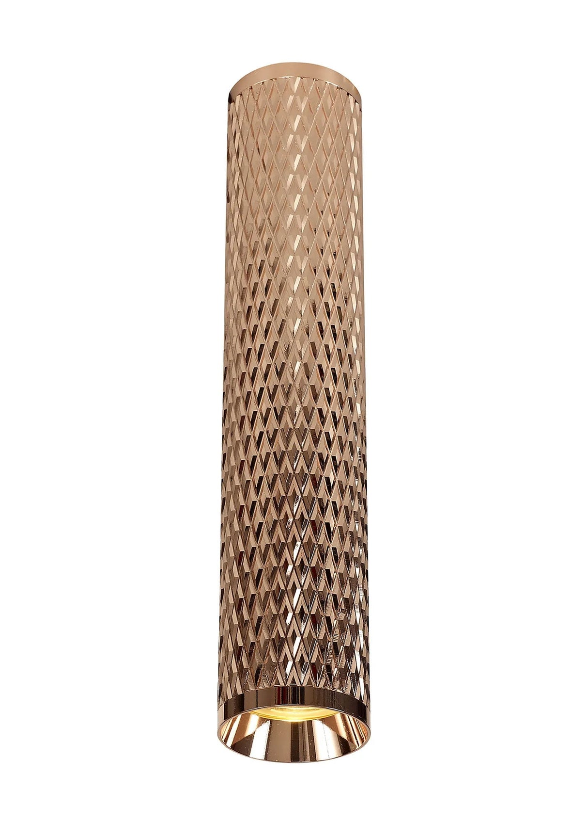 Tueart 30cm Surface Mounted Ceiling Light, 1 x GU10, Rose Gold