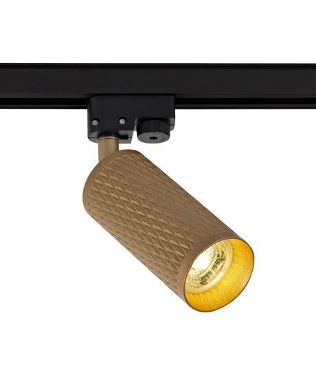 Tueart Track Adjustable Spot Light, 1 x GU10, Champagne Gold