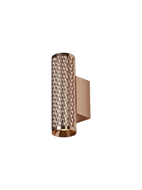 Tueart Wall Lamp, 2 x GU10, Rose Gold