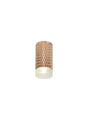 Tueart 1 Light 11cm Surface Mounted Ceiling GU10, Rose Gold/Acrylic Ring