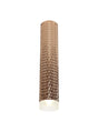 Tueart 1 Light 30cm Surface Mounted Ceiling GU10, Rose Gold/Acrylic Ring