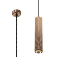 Tueart 1 Light 30cm Pendant Light GU10, Rose Gold