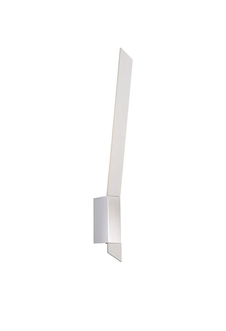 Turnbull Wall Lamp, 8W LED, 3000K, Sand White/Polished Chrome