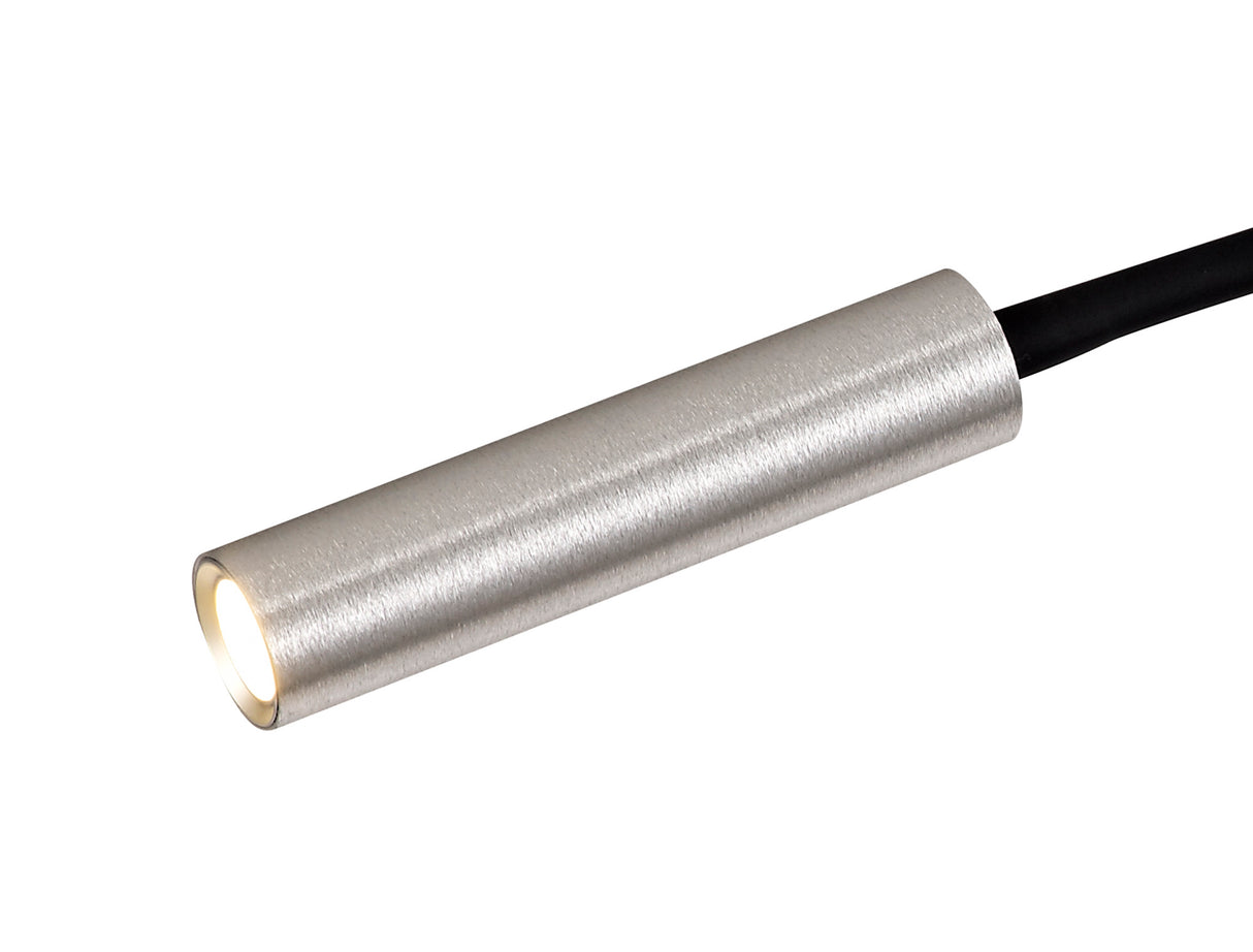 Ursemsen Ceiling, 3 Light Adjustable Arms, 3 x 5W LED Dimmable, 3000K, 930lm, Black/Aluminium, 3yrs Warranty