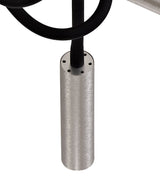 Ursemsen Ceiling, 5 Light Adjustable Arms, 5 x 5W LED Dimmable, 3000K, 1550lm, Black/Aluminium, 3yrs Warranty